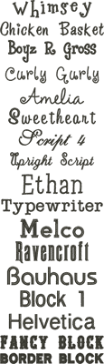 Font Board 3 - Whimsey through Border Block