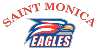 Saint Monica Eagles logo