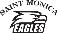 Saint Monica Eagles logo