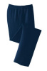NA - Men's open bottom sweatpants with embroidered logo