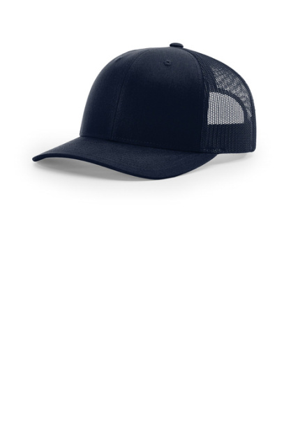 Snapback trucker cap with embroidered logo