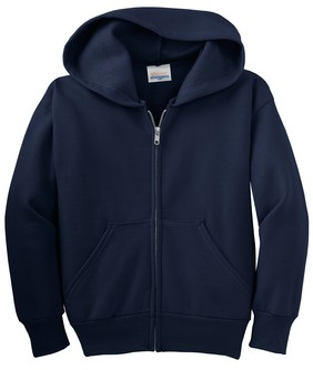 Full-zip Hooded Sweatshirt with InterActive Logo
