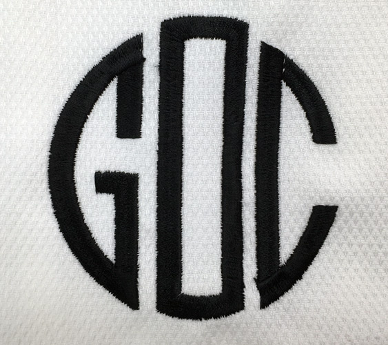 Monograms - Village Custom Embroidery, Zionsville, Indiana