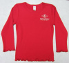 Girl's Long Sleeve Frill Sleeve T-Shirt with InterActive Logo